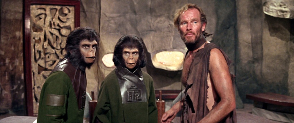 Film Planet of The Apoes (Planeta Opic) u roku 1968 je scifi klasikou